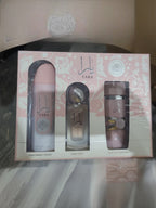 LATTAFA YARA WOMEN SET (3 PC) 3.4 OZ EDP / 6.8 OZ DEO / 1.7 OZ HAIRMIST